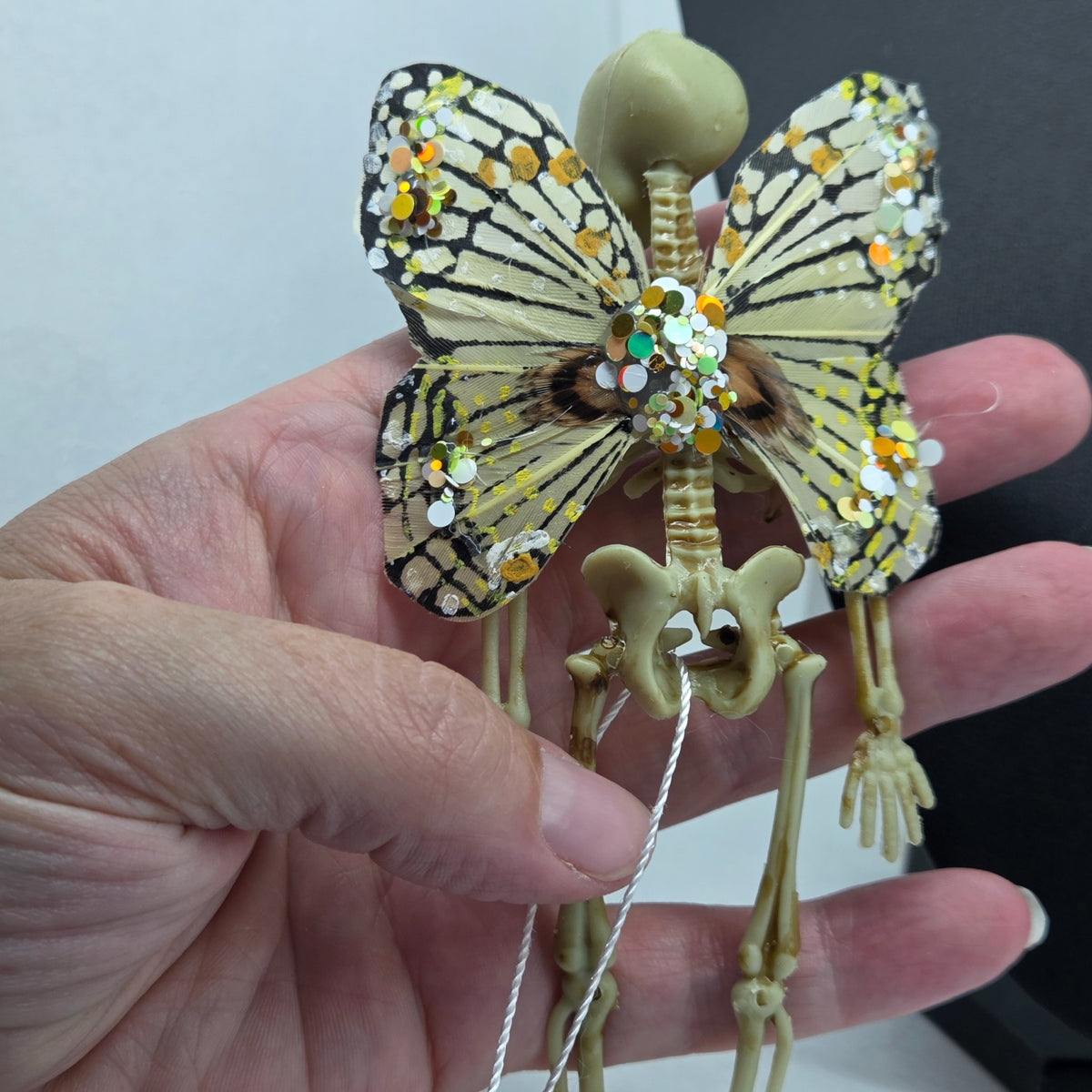 Second view of the yellow Dead Fairy conversation piece from The Velvet Viper