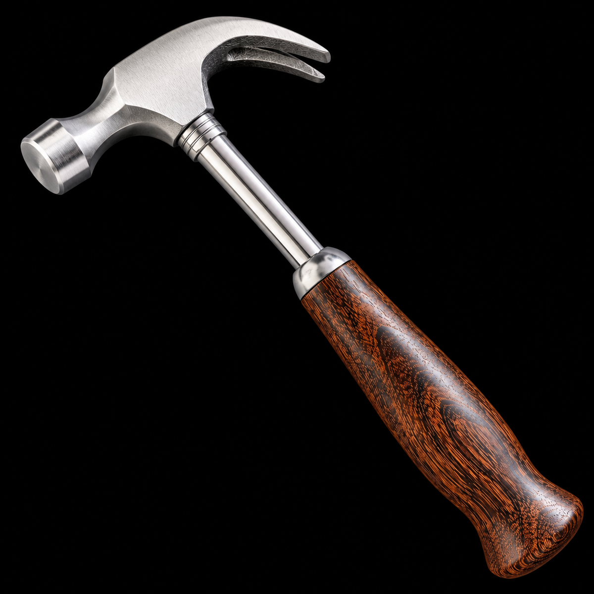 Hammer turned from dense West African Shedua with a 9 ounce head by Sawdust Heaven