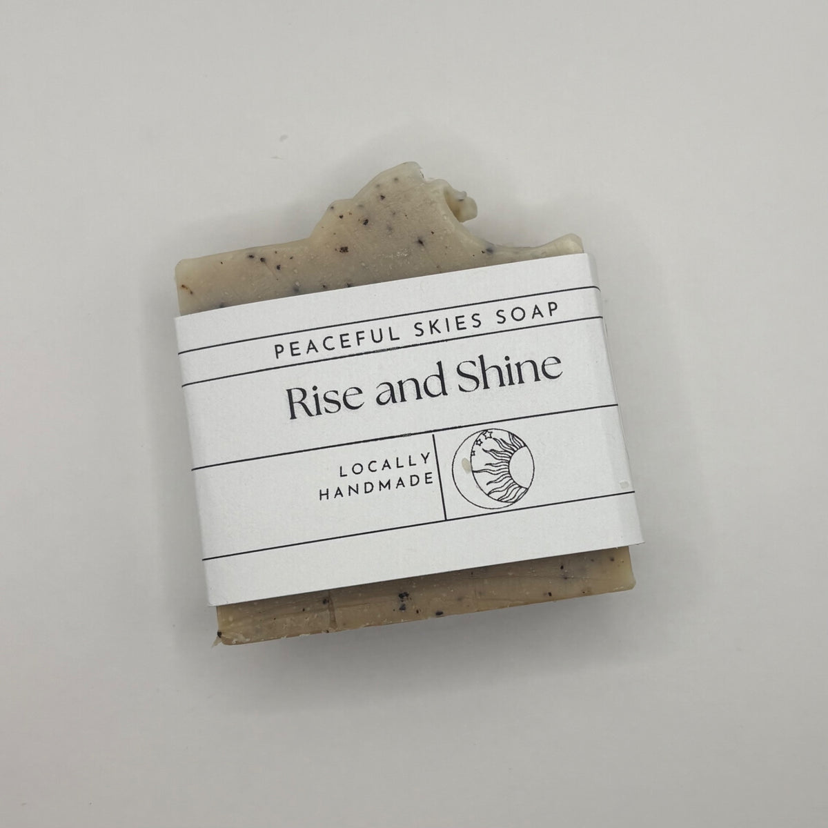 Rise and Shine soap bar handcrafted from natural ingredients by Peaceful Skies
