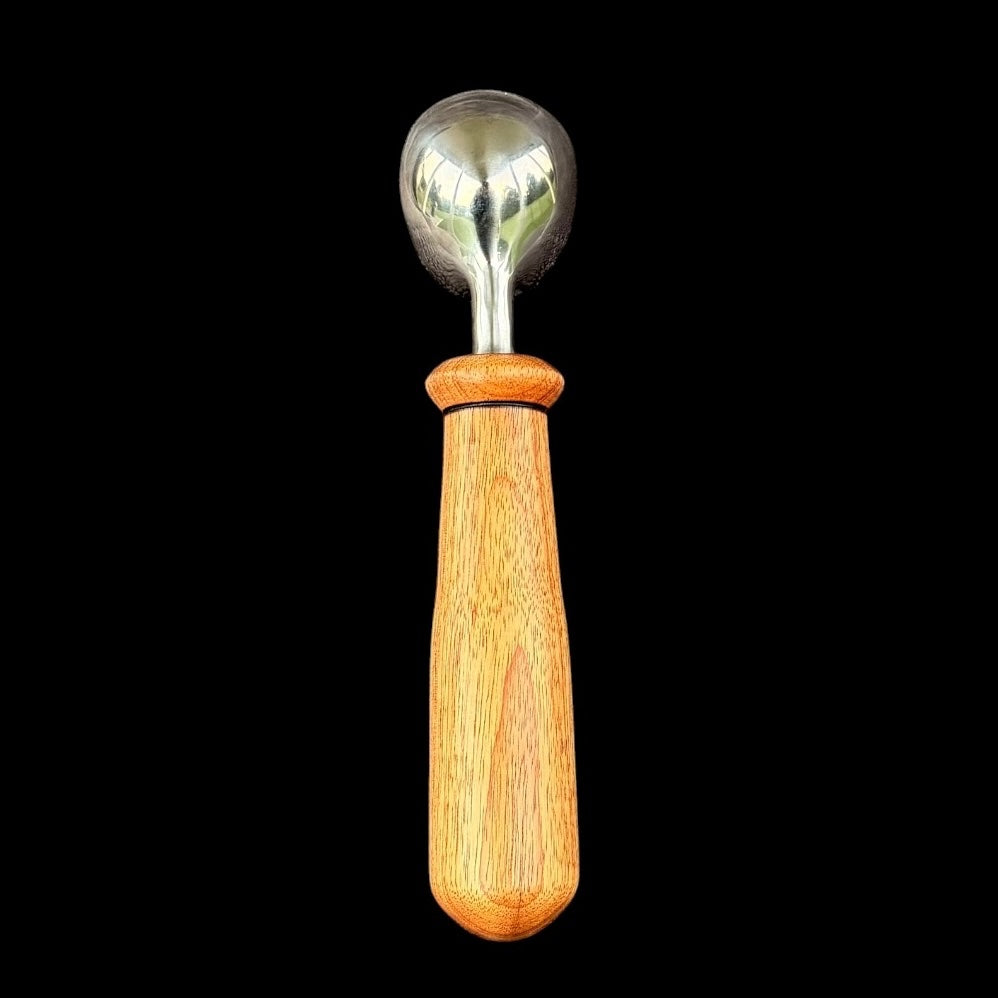 Fourth view of the small macacuba ice cream scoop by Brian of Sawdust Heaven