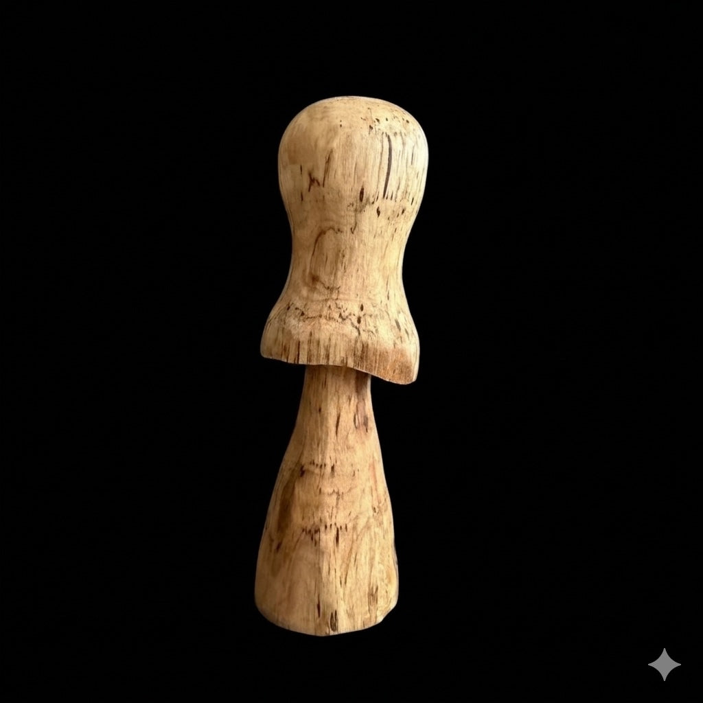 Second view of the 5.5 inch Forest Spirit birch mushroom from Sawdust Heaven