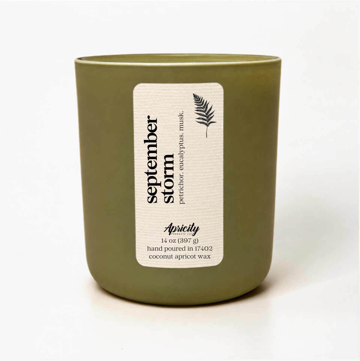September Storm Candle