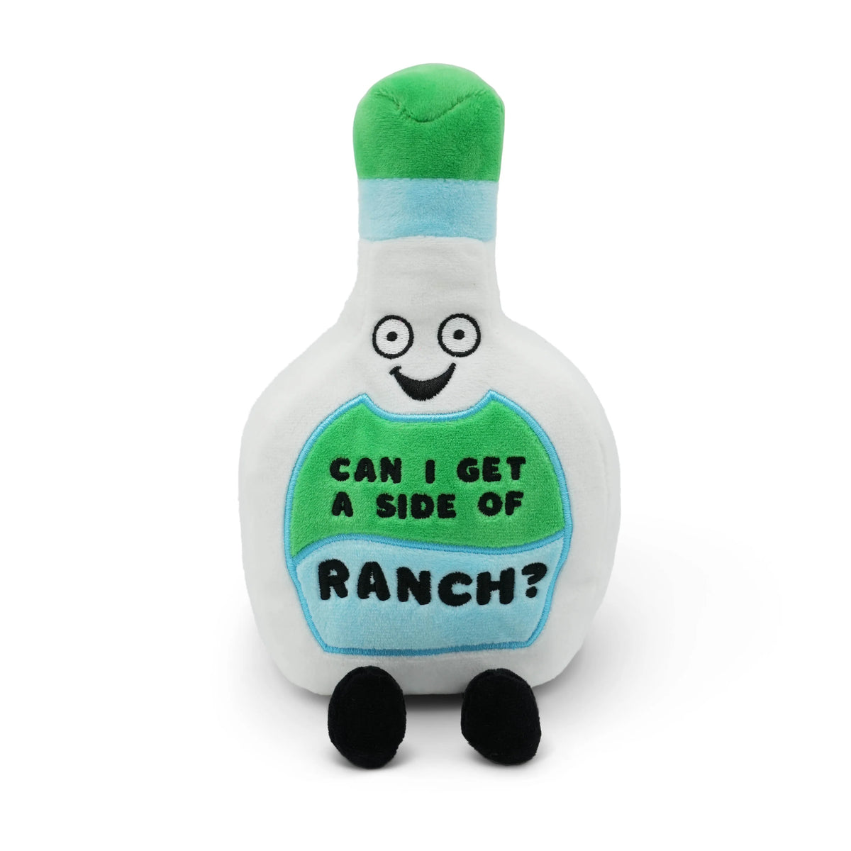 Ranch dressing bottle plush with embroidered text Can I Get A Side Of Ranch