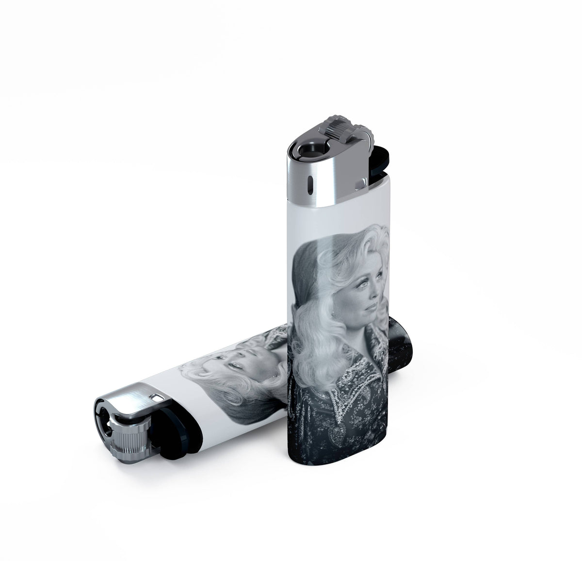 Dolly P Black & White Lighter: Lighter Only