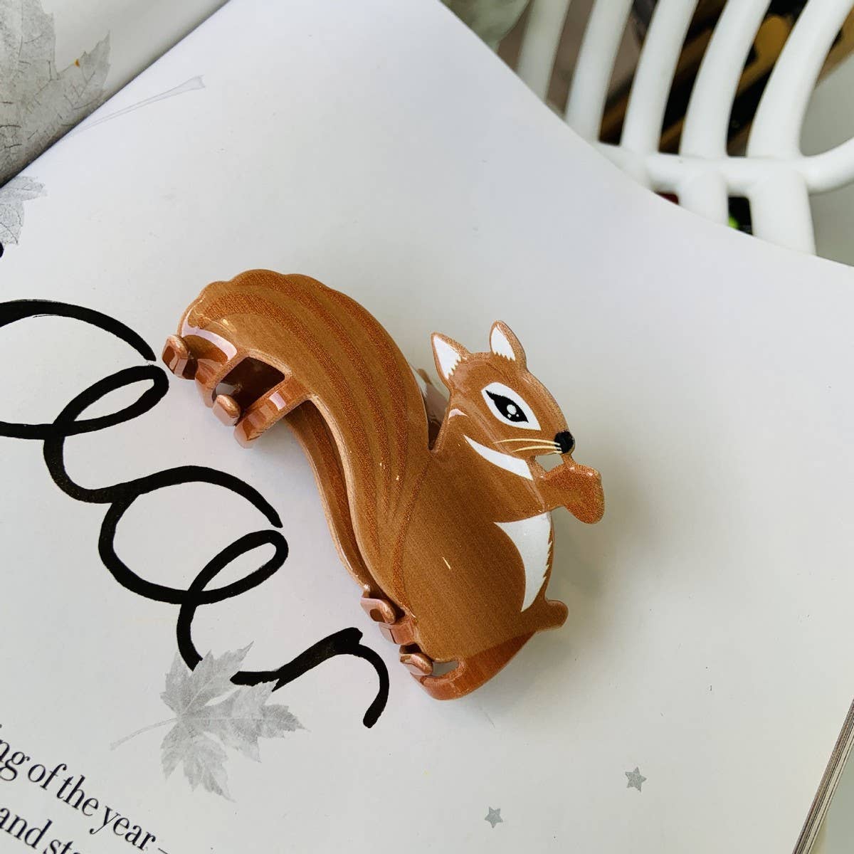 Acrylic Animal Hair Claw Clip, Farm & Fall Theme_CWASC1582: TYPE2 / (OS) 1