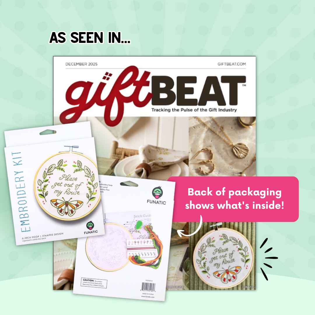 It's A Beautiful Day To Leave Me Alone Embroidery Kit