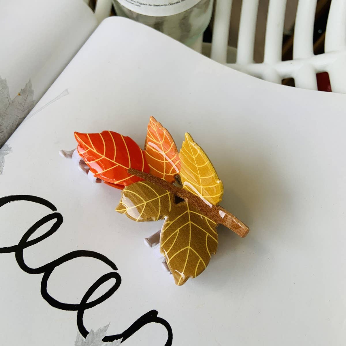Acrylic Animal Hair Claw Clip, Farm & Fall Theme_CWASC1582: TYPE1 / (OS) 1