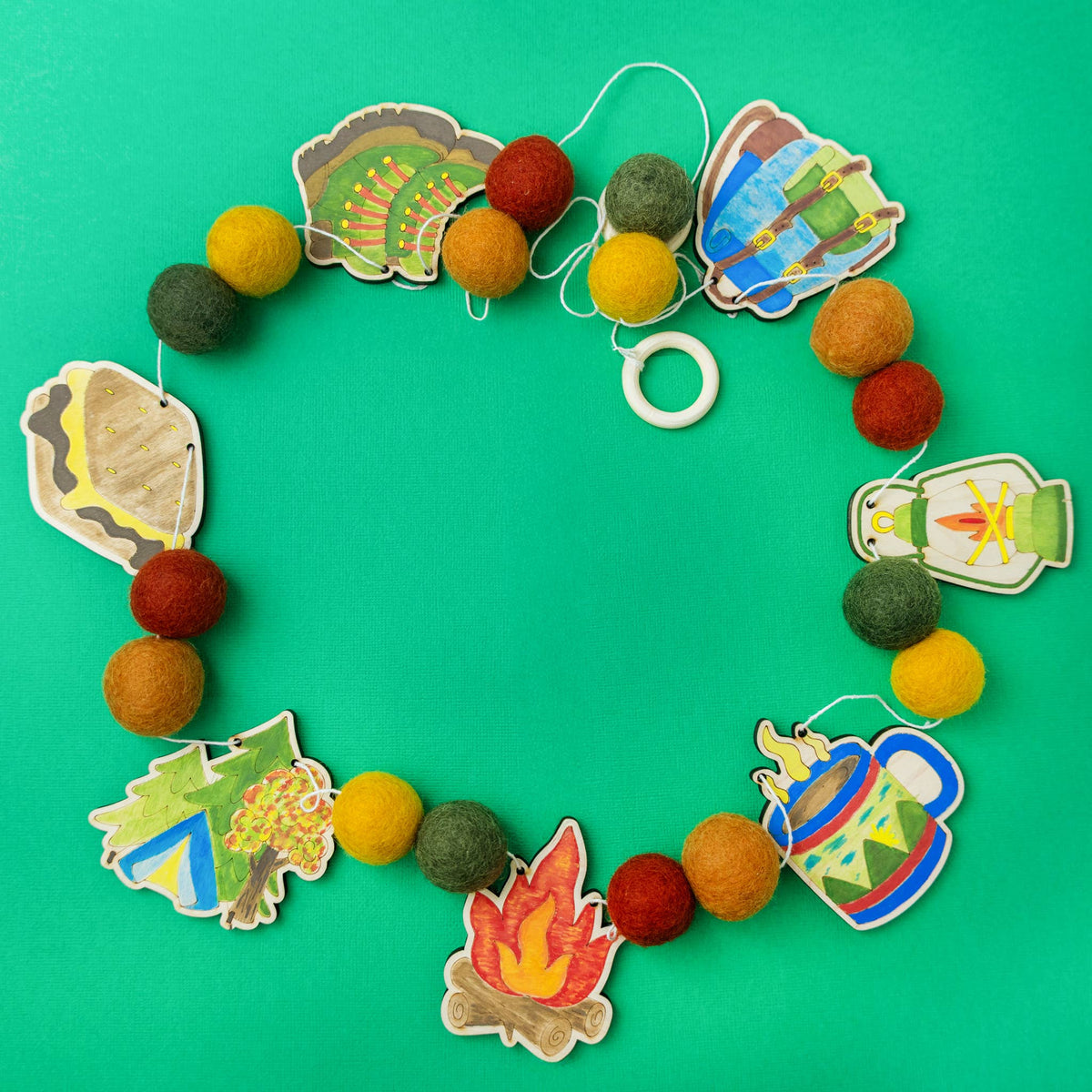 DIY Craft Kit - Camping Garland