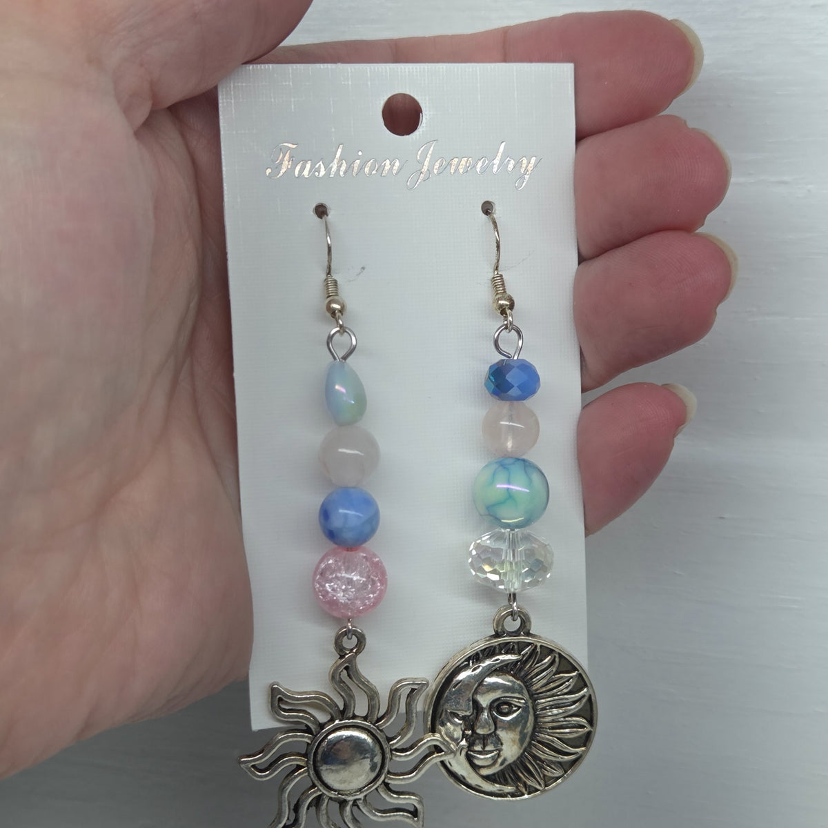 Mismatched Magic earrings, a playful pair with no two sets alike, by The Velvet Viper