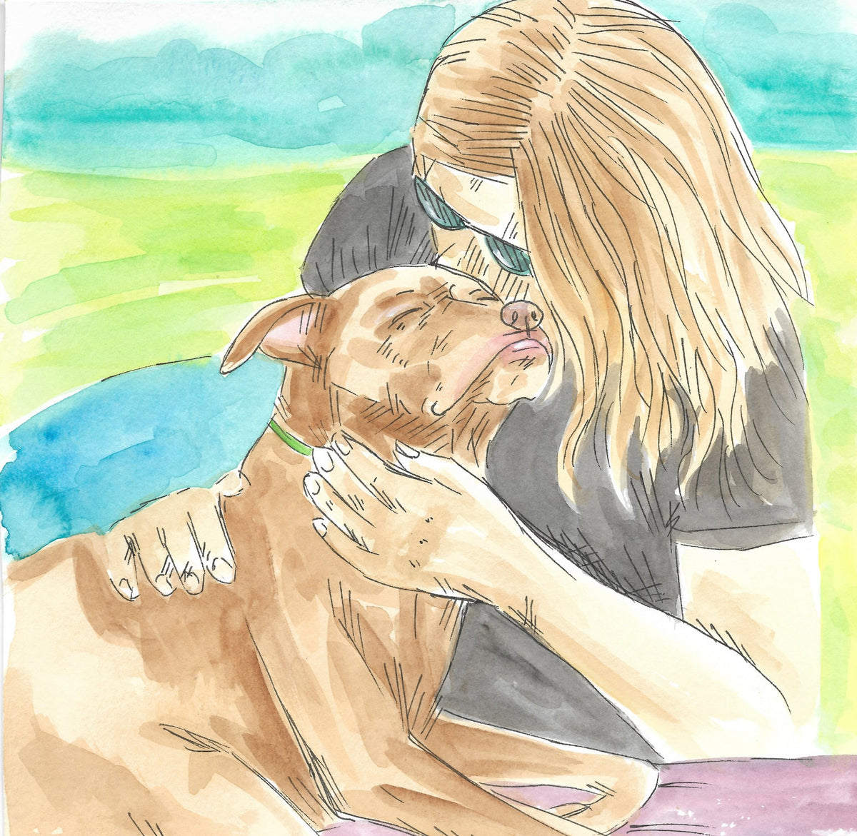 Seventh view of Aladdin the Superhero, the Therapy Dog of the Year storybook