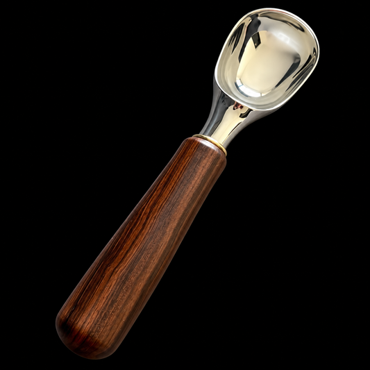 Large desert ironwood ice cream scoop, exceptionally dense, 9.25 inches long, by Sawdust Heaven