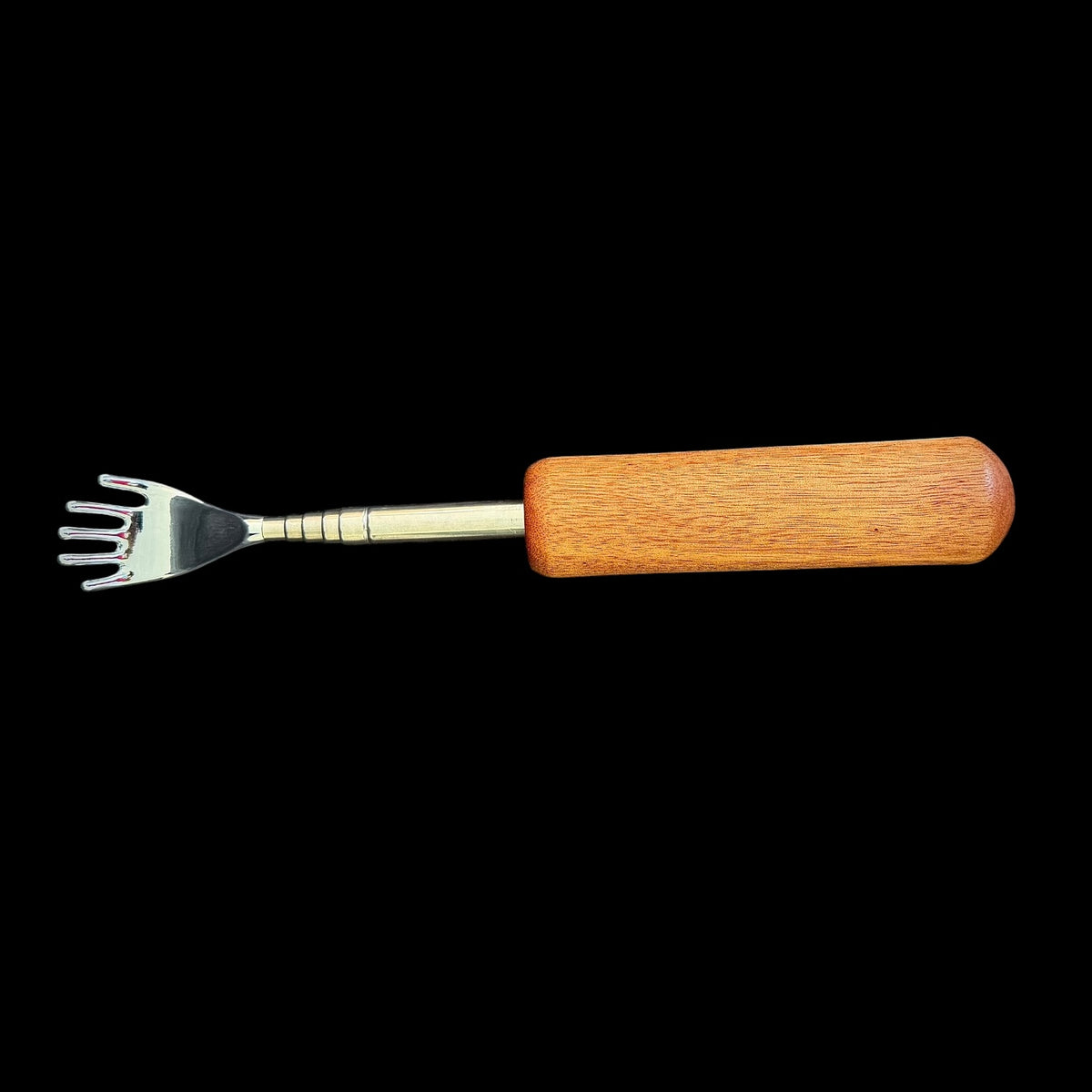 Second view of the sapele telescoping backscratcher from Sawdust Heaven