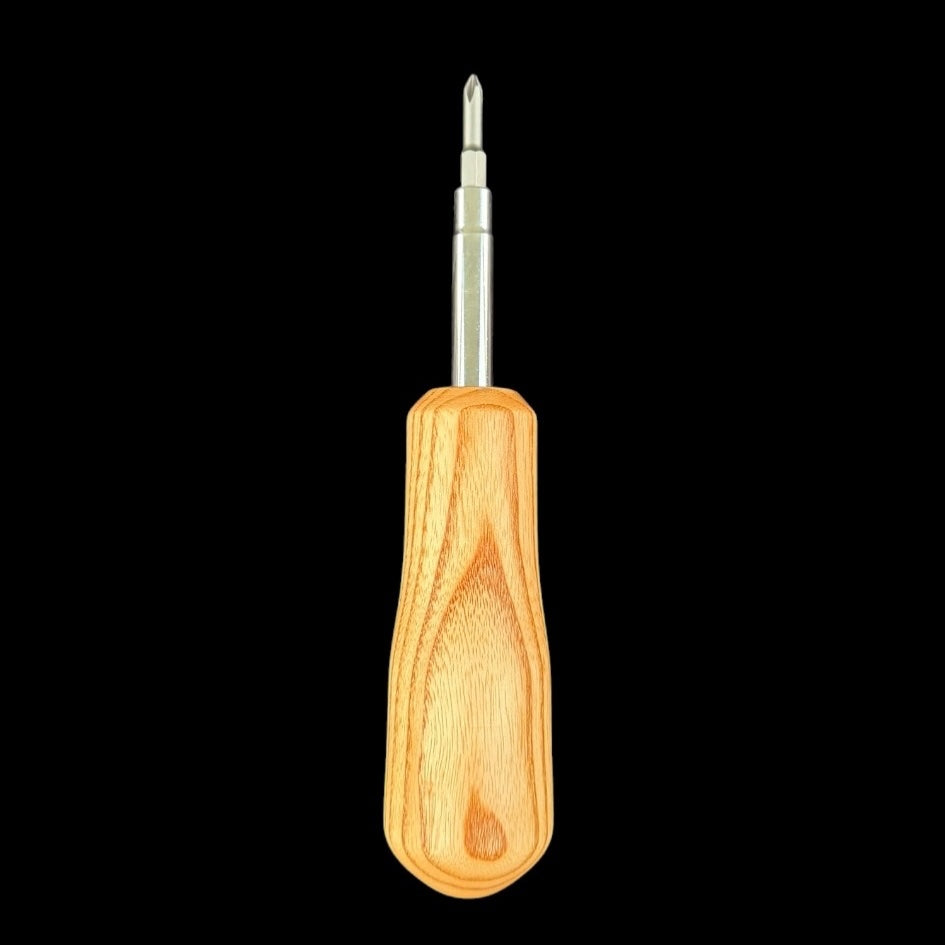 Second view of the Kentucky coffeetree screwdriver from Sawdust Heaven