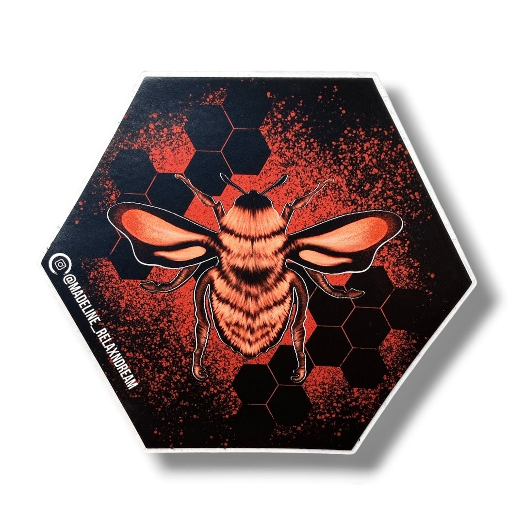 Honeybee design sticker from the Relax And Dream sticker collection
