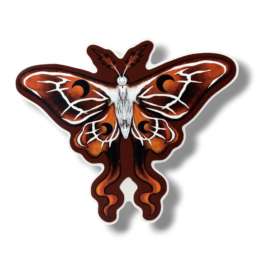Luna Moth sticker featuring the moth design by Relax And Dream
