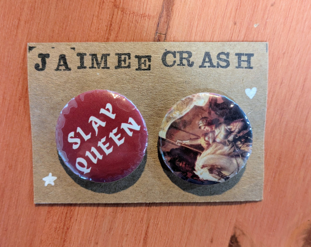 Further view of the two-pin flora and fauna packs by Jaimee Crash Art