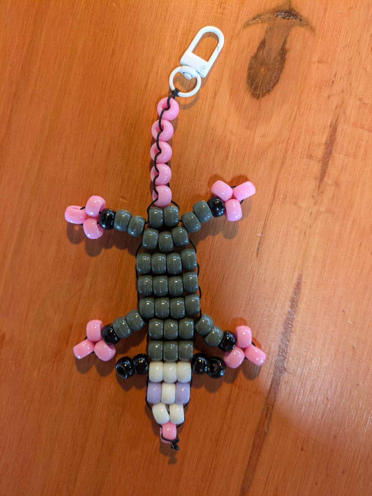 Additional beaded critter keychain design handmade by Jaimee Crash Art