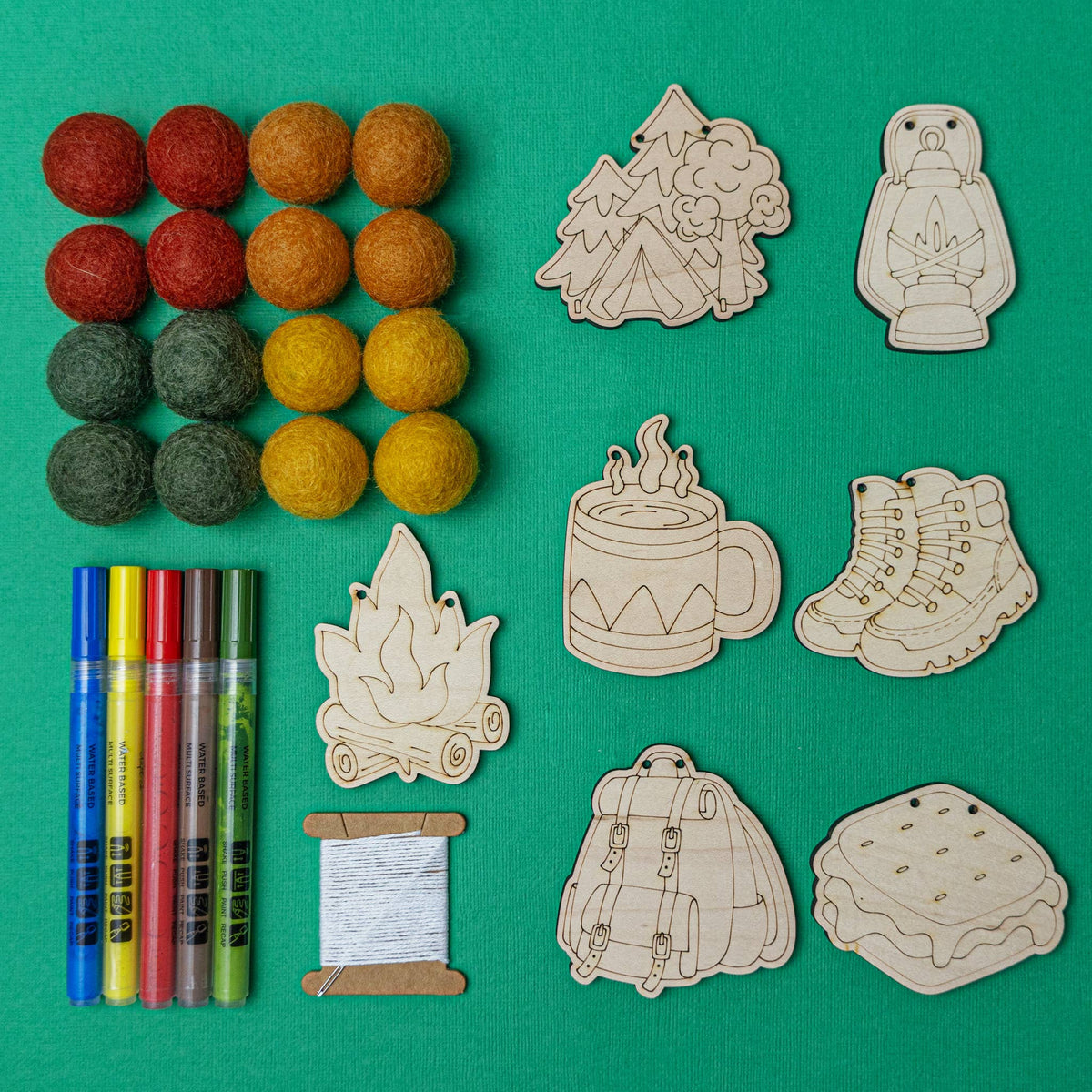 DIY Craft Kit - Camping Garland