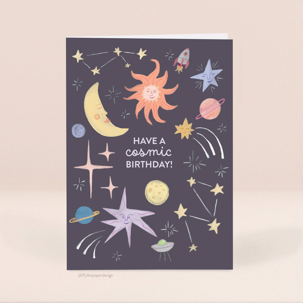 Cosmic Birthday Card