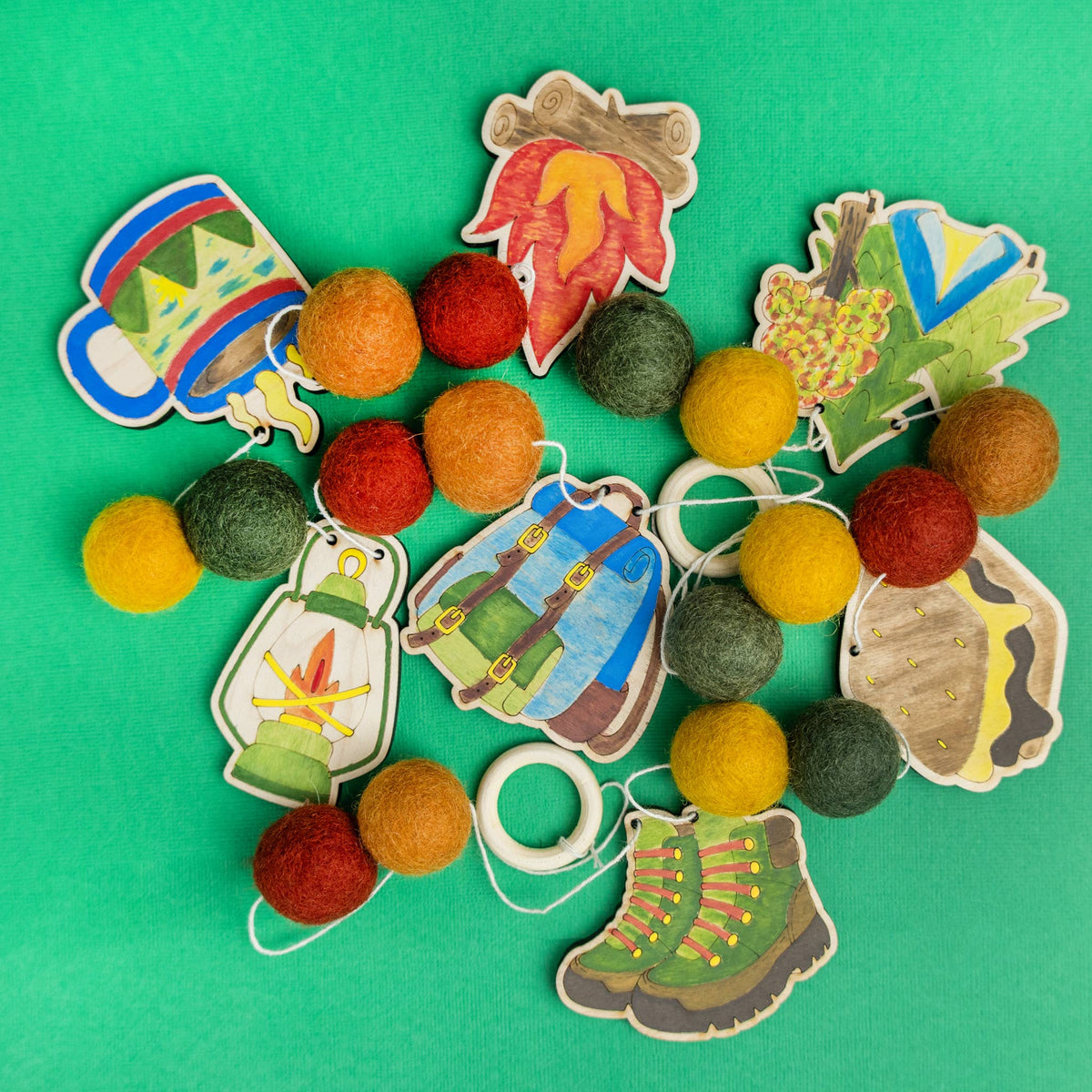 DIY Craft Kit - Camping Garland