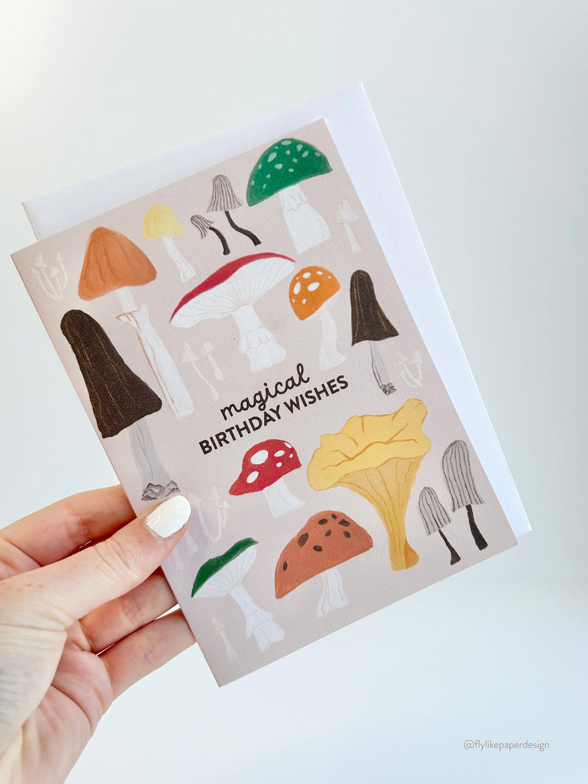 Magical Birthday Mushrooms Card
