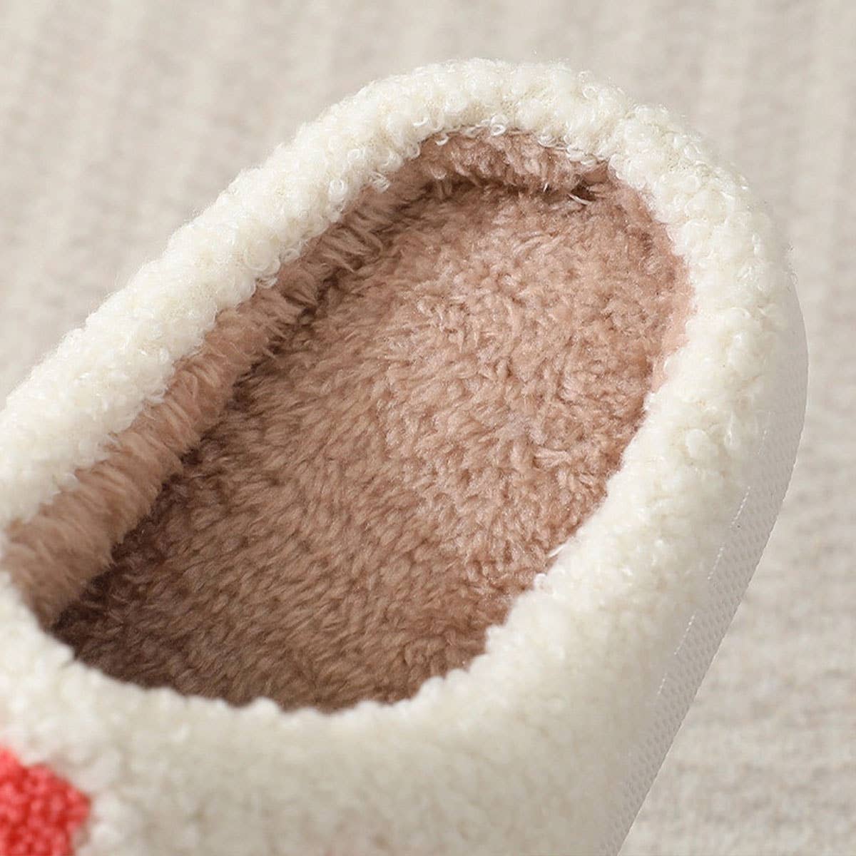 SIMPLE CHECKERED WARM COTTON SLIPPERS_CWSHS0250: Black / (8) 1