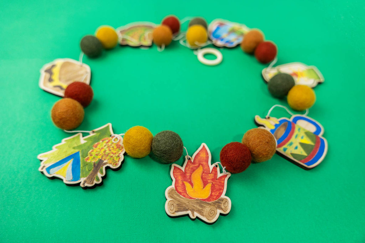 DIY Craft Kit - Camping Garland