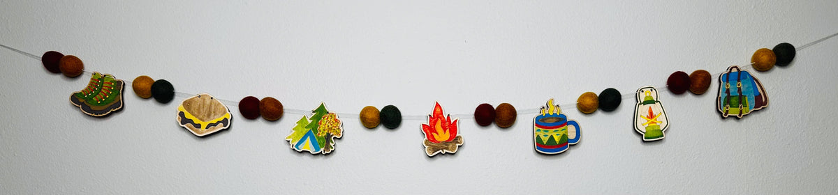 DIY Craft Kit - Camping Garland