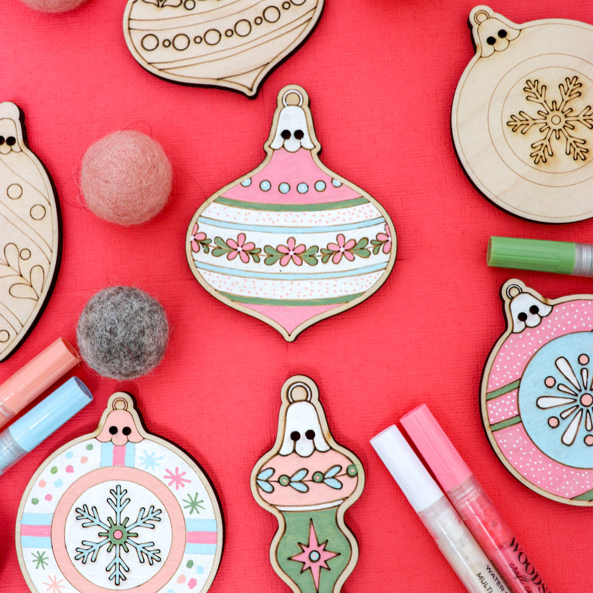 DIY Craft Kit - Vintage Ornament Garland