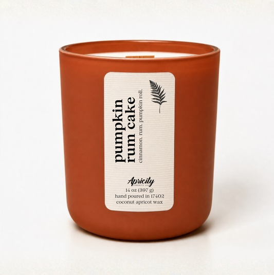 Pumpkin Rum Cake Candle