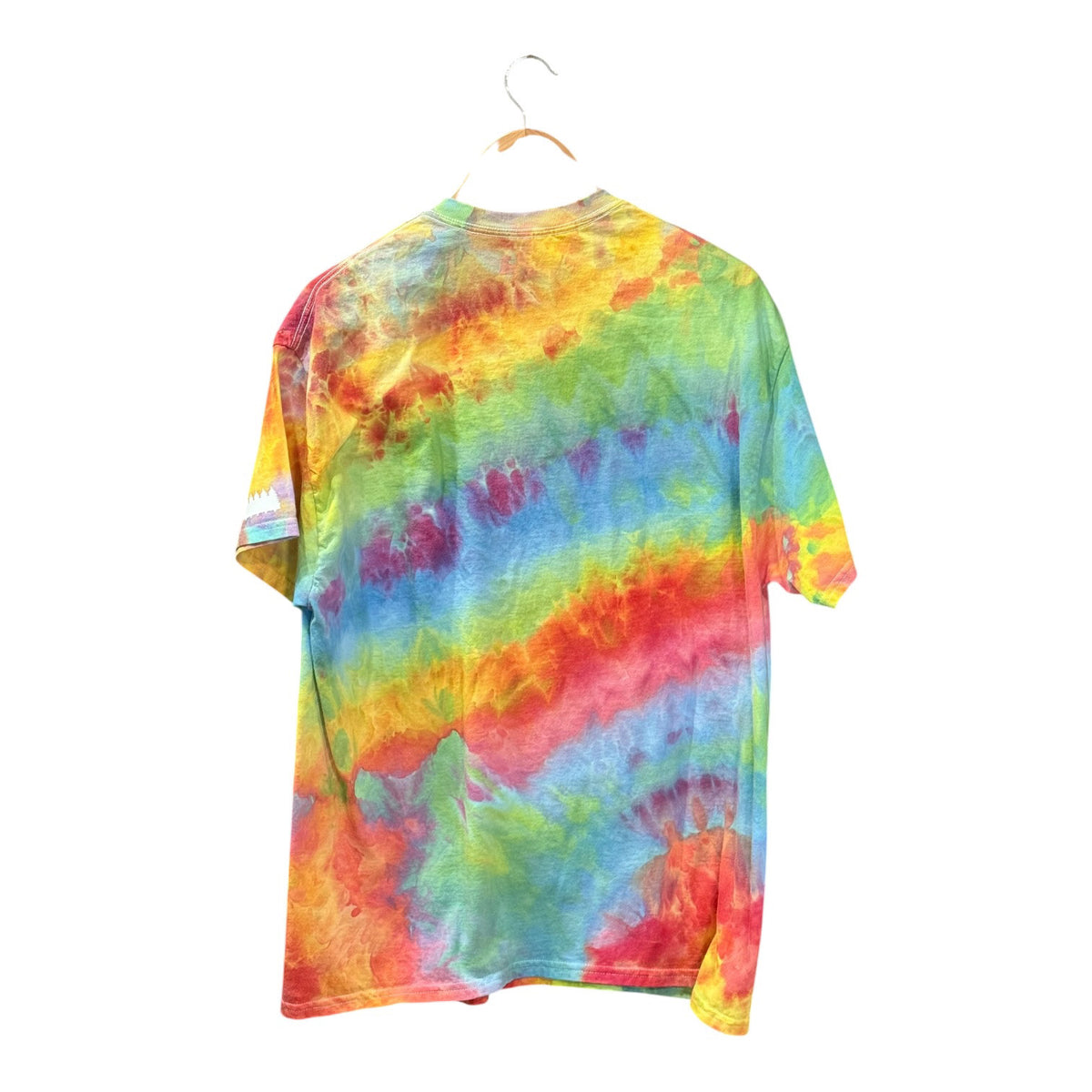 Molten Rainbow Crumple Tee (XL, One of One)