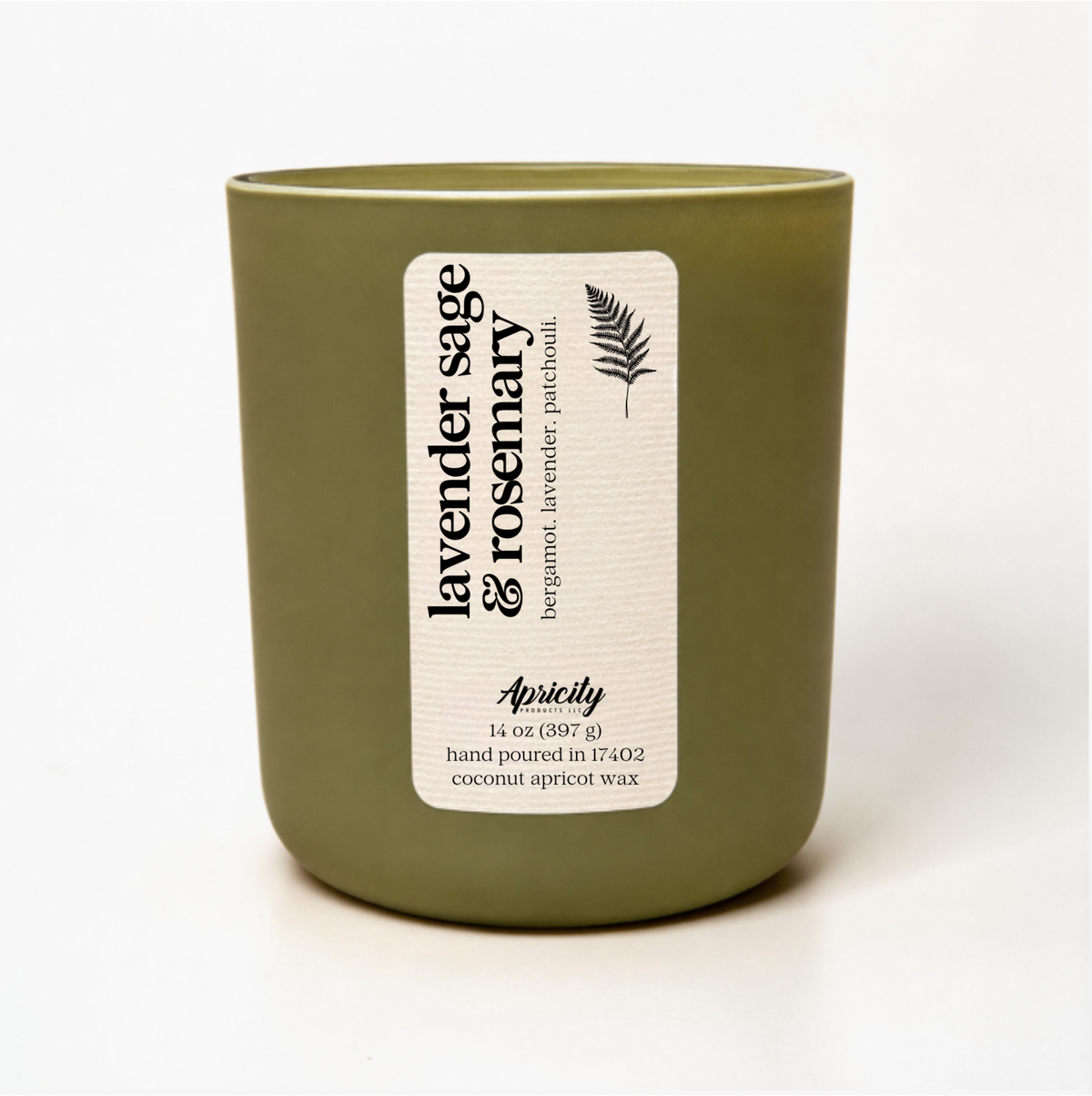 Lavender Sage & Rosemary Candle