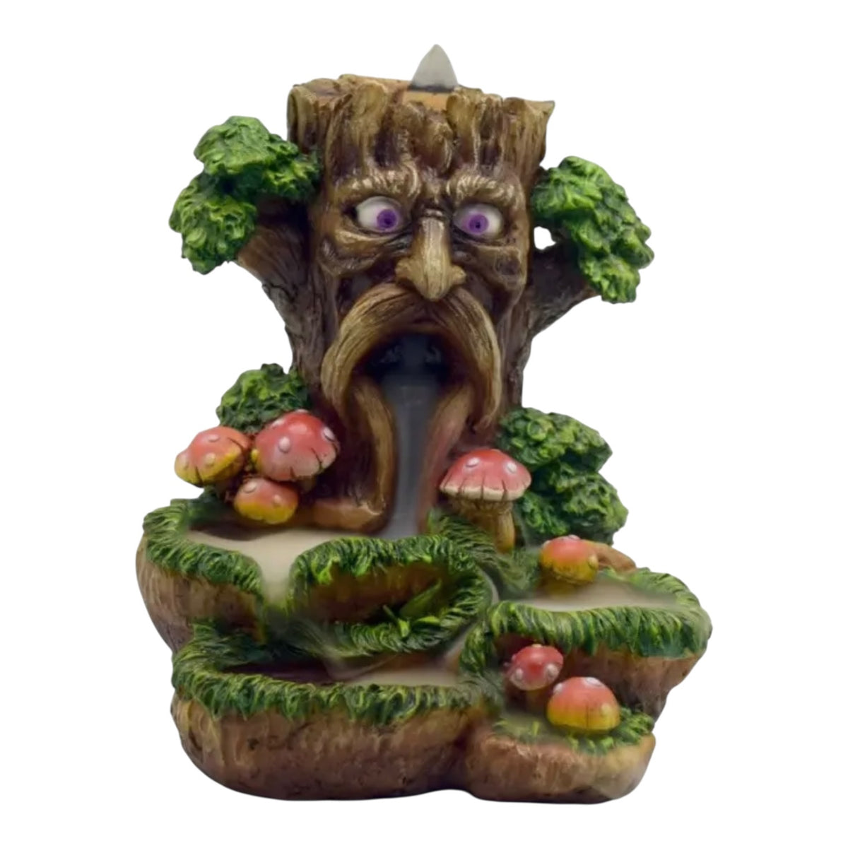 Tree Face Back Flow Incense Burner