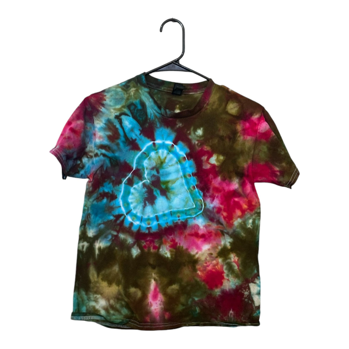 Turquoise Heart Youth Tee (YL, One of One)