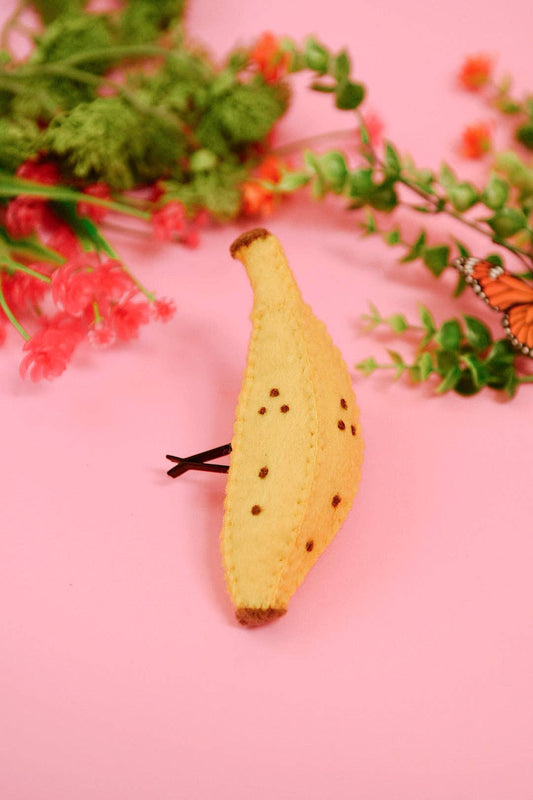 Felt Banana Car Vent Clip