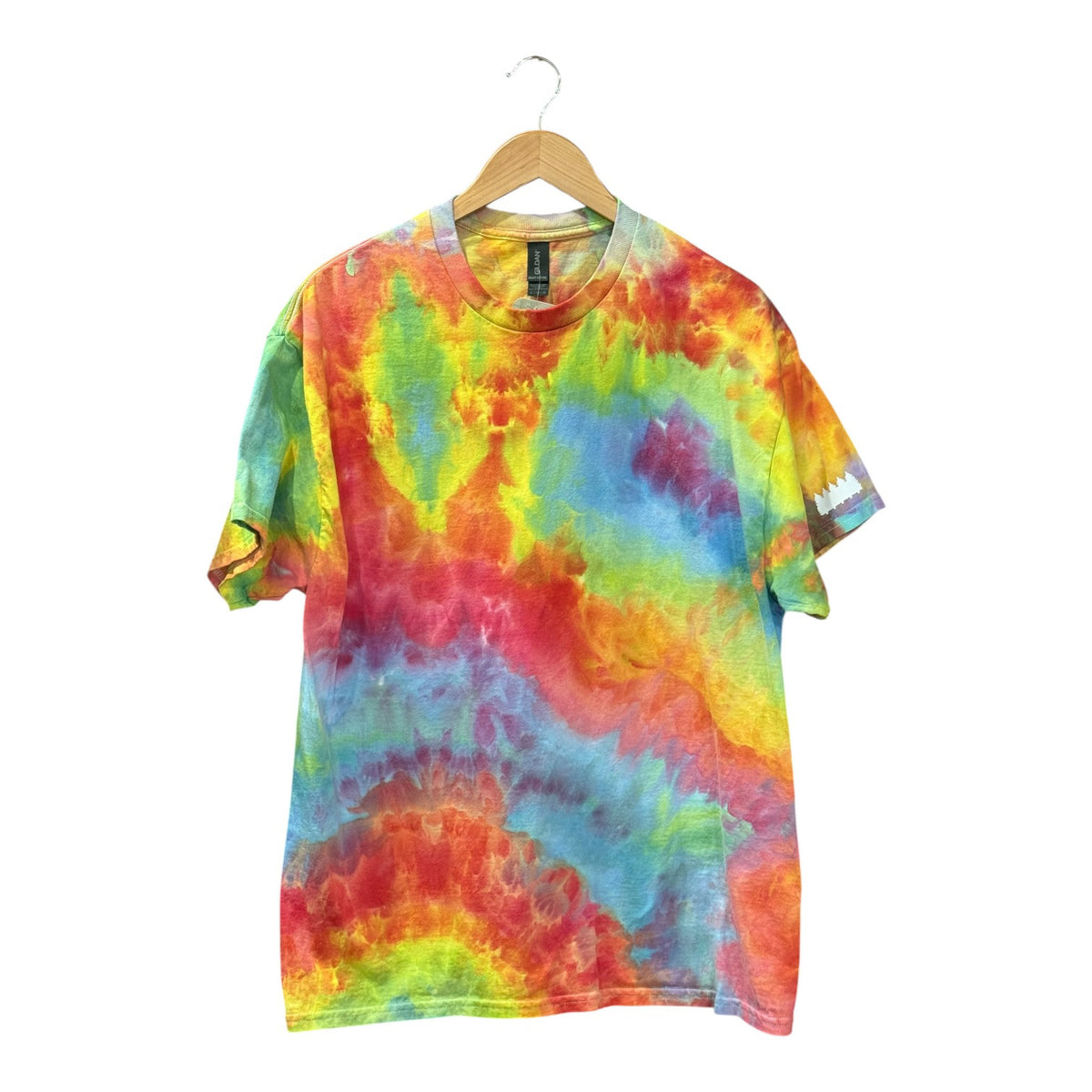 Molten Rainbow Crumple Tee (XL, One of One)
