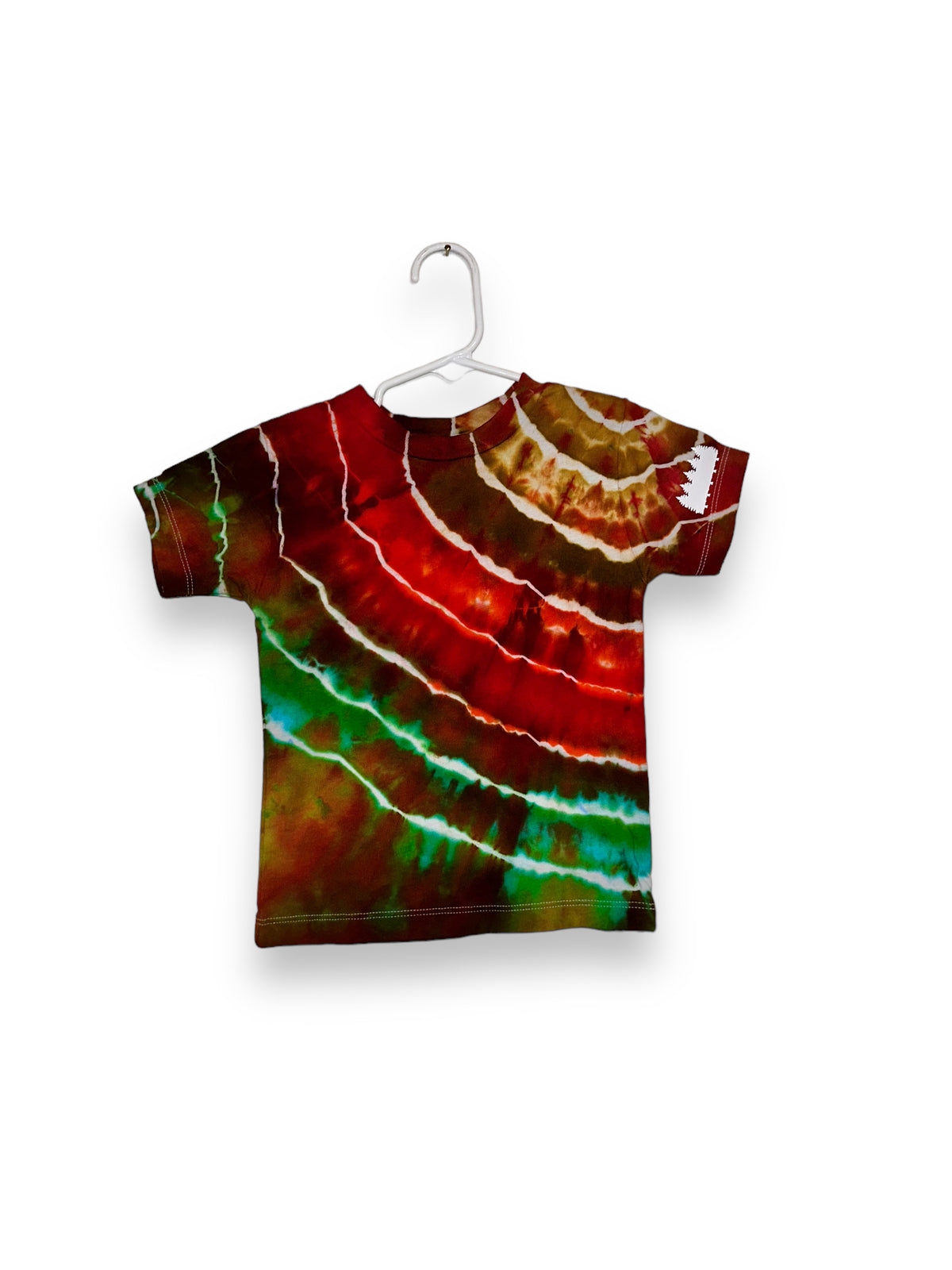 Ruby Geode Ripple Toddler Tee (2T, One of One)