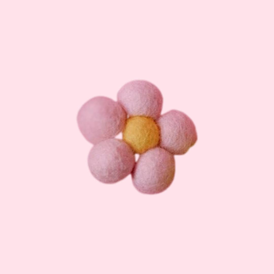 Felt Flower Car Vent Clip