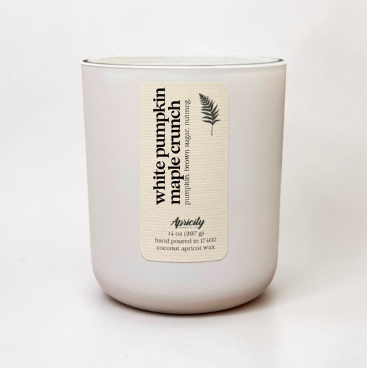 White Pumpkin Maple Crunch Candle