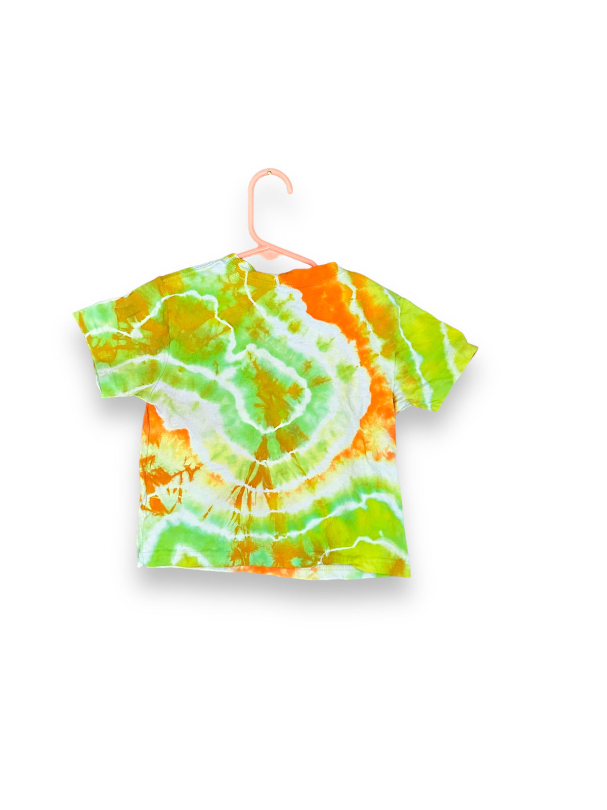Tangerine Bullseye Toddler Tee (4T, One of One)