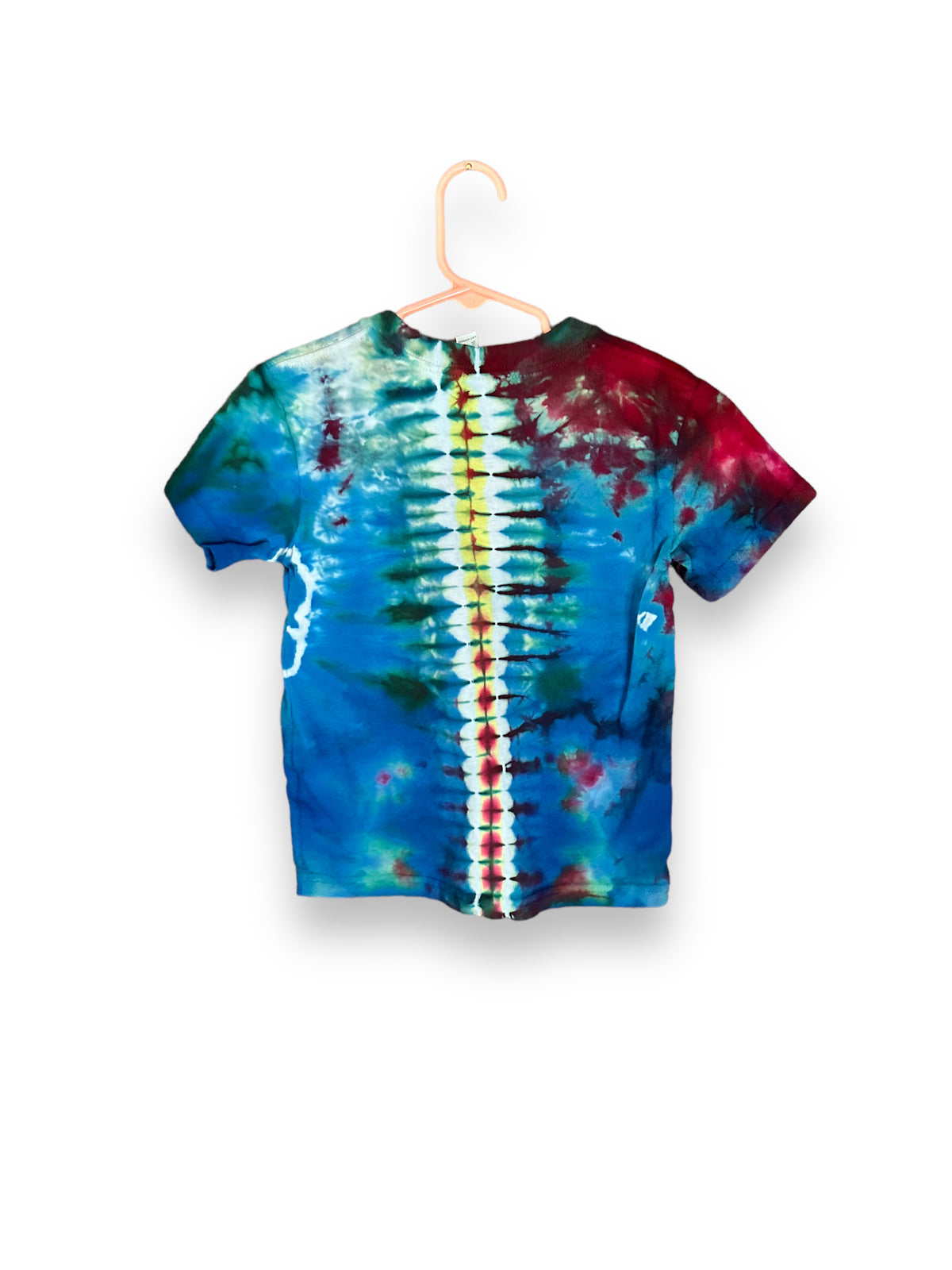 Blue Blastoff Rocket Toddler Tee (5T, One of One)