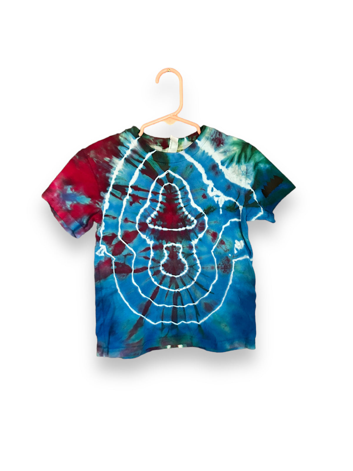 Blue Blastoff Rocket Toddler Tee (5T, One of One)
