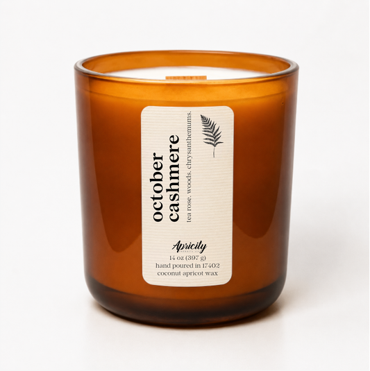 October Cashmere Candle