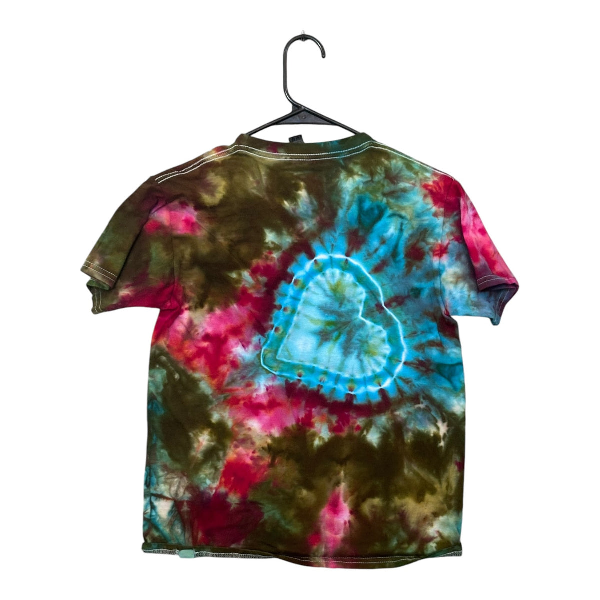 Turquoise Heart Youth Tee (YL, One of One)