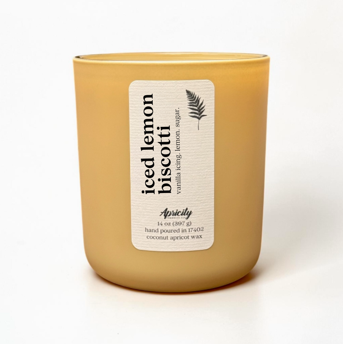Iced Lemon Biscotti Candle