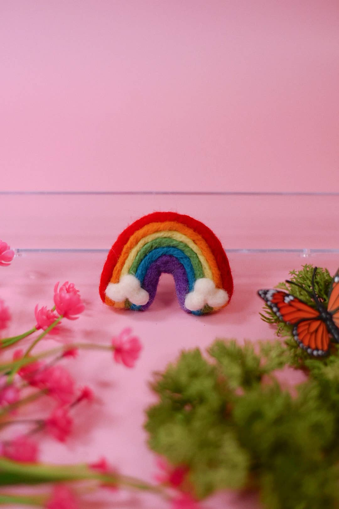 Felt Rainbow Car Vent Clip