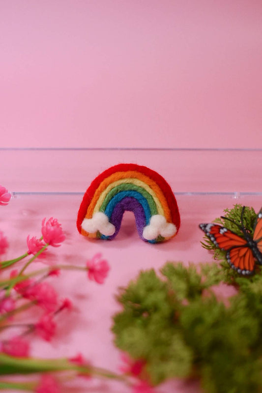 Felt Rainbow Car Vent Clip