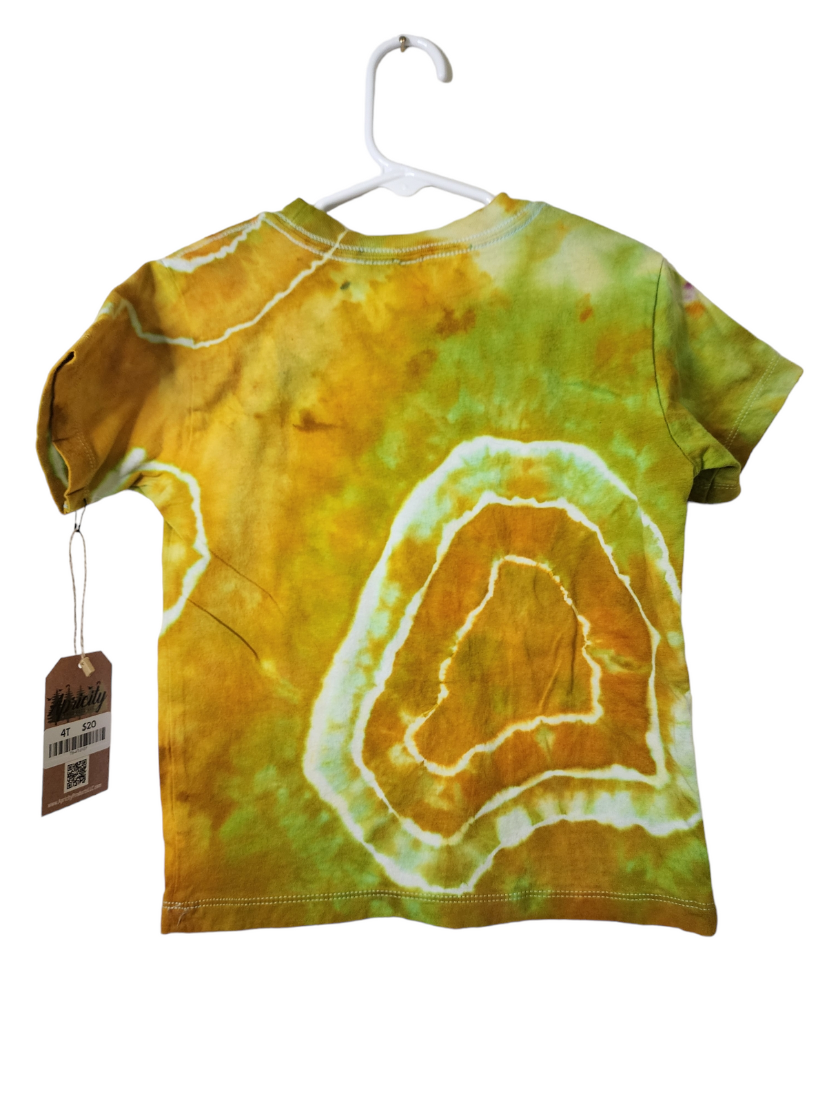 Honey Amber Spiral Toddler Tee (4T, One of One)