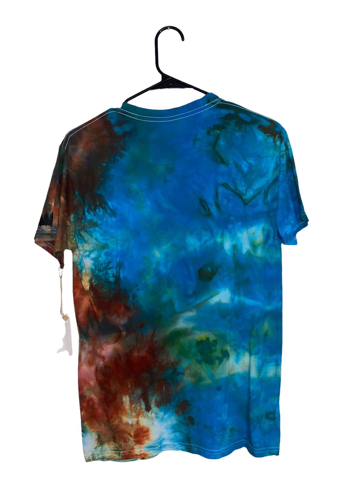 Copper & Cobalt Split Tee (S, One of One)