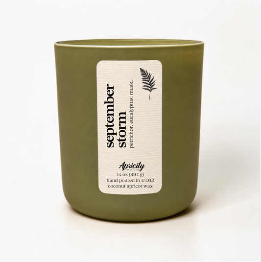 September Storm Candle
